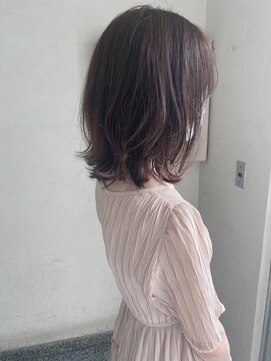 キャンバス バイ ネオリーブ 横浜西口(Canvas by neo.) 切りっぱなしロブレイヤー小顔レイヤーで夏ヘア◎sk