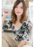 リラクシーゆるふわなみなみウェーブ流れるレイヤーb1