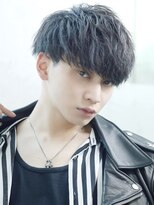 リップス 表参道店(LIPPS)&nbsp;刈り上げツーブロック前下がりマッシュツイストスパイラルパーマ