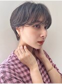 丸みショート/髪質改善/ベージュ/透明感/20代30代40代50代