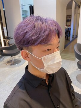 ペレ 栄店(PELE) メンズ×ラベンダー☆