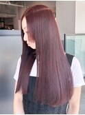 ピンクロング_ピンクベージュインナーグレージュ_ba467081
