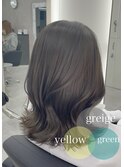ブリーチなしで透明感を☆オリーブグレージュ