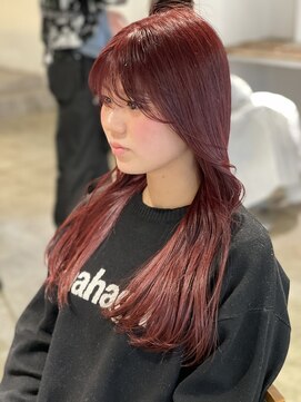 ザ オーダー(THE ORDER) ボルドーカラーピンクブラウンケアブリーチダブルカラー