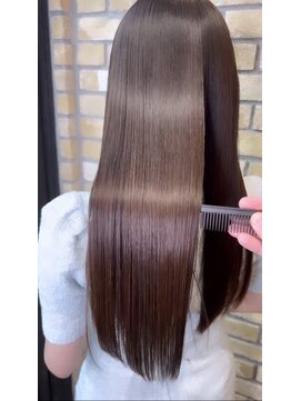 ナナシ(nanac) 髪質改善ストレート＋モカブラウン