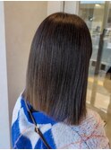 髪質改善カラー 艶カラー ブラウンカラー ミディアム