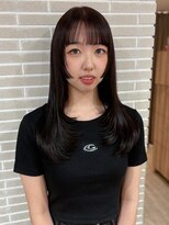 ニューヨークニューヨーク 三宮店(NYNY) 姫カット/レイヤーカット/ピンクカラー/初カラー