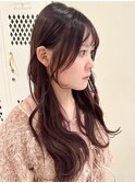 大人可愛いフェイスレイヤー垢抜けセミロング