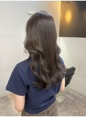 大人ガーリー大人美人透明感髪質改善ラベンダーグレージュ