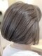 エマ 上板橋店(emma)の写真/ただ白髪を染めるだけではないオシャレもできるグレイカラーでヘアスタイルにデザインをプラスします♪