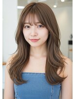 グルグル 下総中山店(GULGUL)&nbsp;ロング/顔周り/レイヤーカット/ハイライト/下総中山