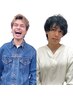 【坂梨/村上指名限定】パーマ各種+メンズカット+トリートメント ￥13200