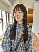 マイン(mine)&nbsp;ロング/顔周りデザインカット/フェイスレイヤー/ロングデザイン