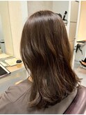 チェリーブラウンやわらかウェーブミディ