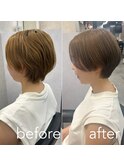 【中西里美】ハンサムショート/ハイトーンショート/町田