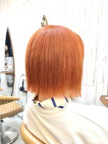 ロンドアジュール 横浜(Lond azur)&nbsp;☆ブリーチ×ハイトーンカラー　高発色オレンジ