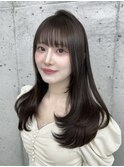 【顔周りレイヤー】黒髪カタログ/クラゲヘアー/小顔に見せるヘア