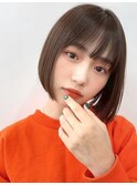 髪質改善/大人ガーリー/似合わせカット/ショートボブ前髪/仙台