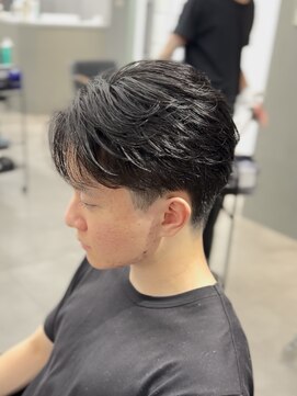 オーバルバイアピッシュ(OVARL by apish) アクティブショートフェザーショートメンズパーマフェザーパーマ