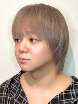 ルネラトーキョー(RUNERA TOKYO)&nbsp;ケアブリーチハイトーンミルクティーショートレイヤー