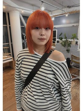 ヴィジョン(VISION) ブリーチで叶うこのオレンジカラー