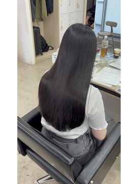 アジールヘア 東上野店(agir hair) 美髪縮毛矯正×まとまりストレートロングヘア上野/上野縮毛矯正