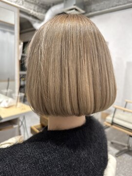 ワンデイ 表参道(oneday) ボブ×ミルクティーカラー