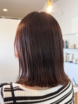 クララジャパン ナベシマ(CLALA JAPAN Nabeshima)&nbsp;縮毛矯正　質感ストレート　髪質改善カラー　顔まわり　ブリーチ