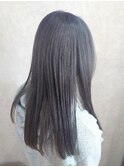 透明感カラーストレート/グレージュ