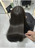 透け感オリーブブラウン【福田れん】吉塚 博多 美容室 髪質改善