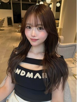 マインバイアフロートギンザ(MYNE by AFLOAT GINZA) 大人かわいい/韓国ヘア/アッシュグレージュ/後れ毛/サイドバング