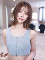 イオ 本厚木(io)&nbsp;くびれ顔周りレイヤーカットミディアム美髪質改善トリートメント