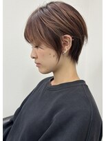 ヌードルバイコア(noodle by CoRe.gn)&nbsp;小顔ショートボブ透明感ブリーチなしカラー◎夏