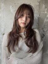 エス 大阪梅田店(es)&nbsp;ロングレイヤー柔らか暖色カラー