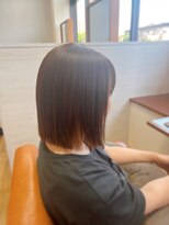 ヘアーブランドジン ティアラ(HAIR BRAND Jin Tiara)&nbsp;酸性ストレート×ボブ【松山美容室】
