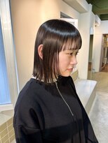 ハル ヘアスタジオ(haRu hair studio) ぱつっとボブ