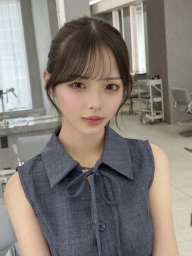 マウル ナゴヤ 名駅(MAEUL NAGOYA) 薄め流し前髪　ポニーテール　『桔川恒』