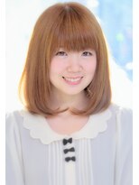 プレジール(PLAISIRS)&nbsp;【PLAISIRS】アッシュベージュ☆ミディボブ♪