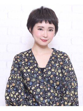 カグヤ ヘアーリンク 森小路店(華月 Hair L.I.N.C.) キュート×ベリーショート