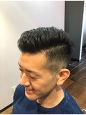 フェード風ツーブロスタイル