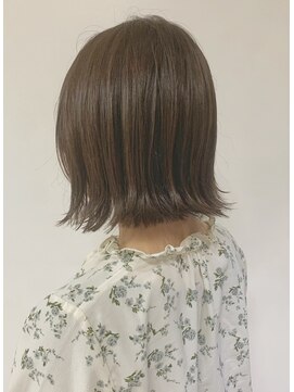 バサ 国分寺店(BASSA) 【切りっぱなしボブ×ナチュラルベージュ】