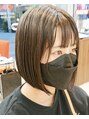 美容室ティービーケー 金町店(TBK) 丸みにこだわったショートボブスタイル。