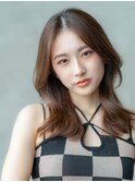 艶髪スタイル/小顔ヘア/大人可愛い/くびれヘア/韓国風