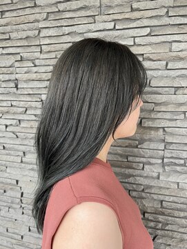 ハイバレーヘアーメゾン(HIGH VALLEY HAIRMAISON) カーキベージュグレージュ透明感カラー秋カラー艶髪ロング