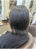 《見附 今町》学生カット 切りっぱなしボブ