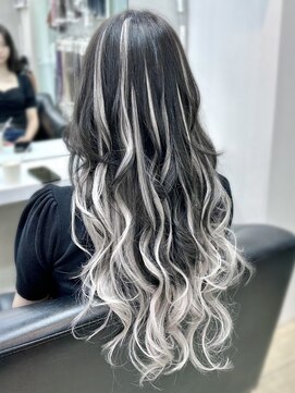 ディア(.eer) ((セミロング→ロング))シールエクステ70枚//バレイヤージュ風