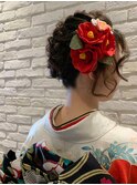 [OCEAN Hair&Life藤原純]ショートヘアアレンジ/和洋装ヘアセット