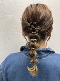 簡単ヘアアレンジ