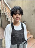 ショートパーマ/くるくるパーマ/マッシュショートパーマ