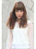 重め前髪パーマも似合わせカットの仕方でエアリーロングに♪